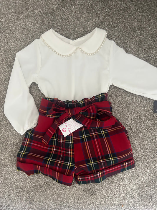 Tartan Short Set