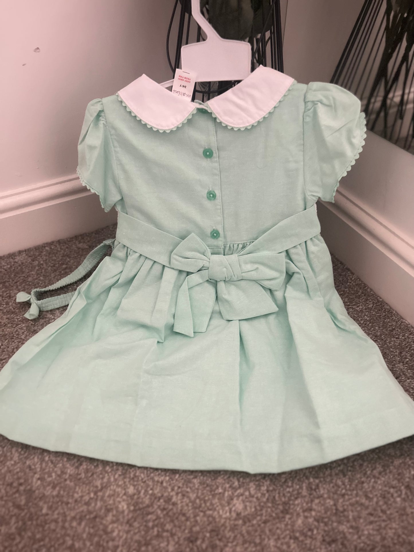 Mint Smock Dress