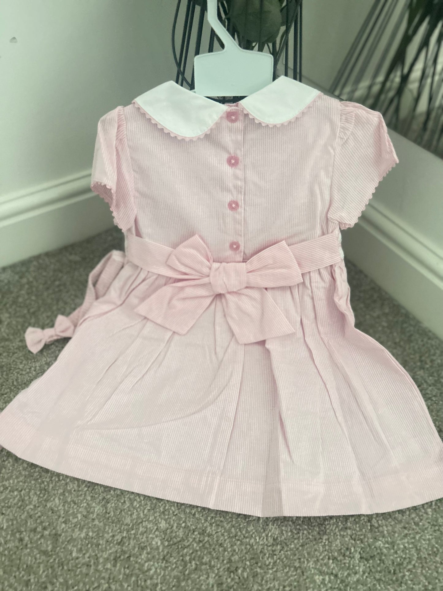 Pink Smock Dress